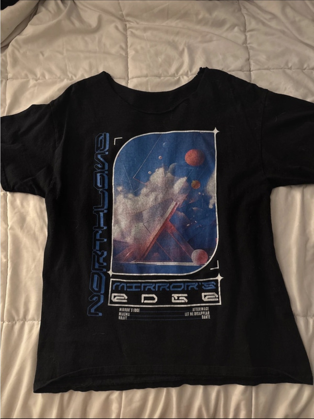 northlane mirror’s edge 2024 band tour tee